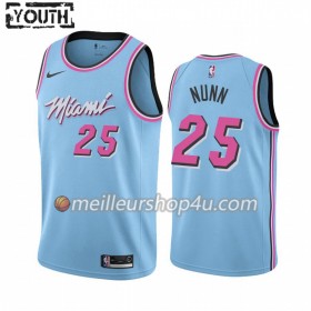 Maillot Basket Enfant Miami Heat Kendrick Nunn 25 2019-20 Nike City Edition Swingman
